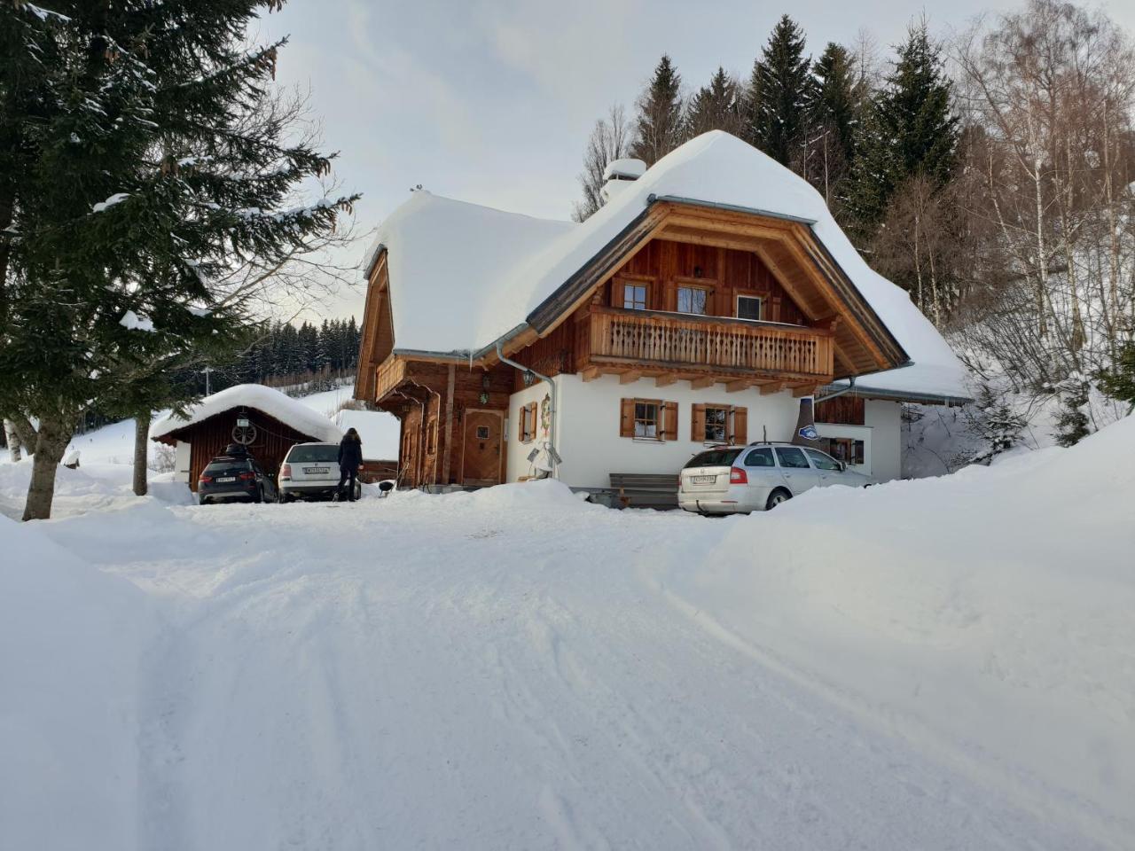 Waldheimathuette Villa Sankt Kathrein am Hauenstein ภายนอก รูปภาพ
