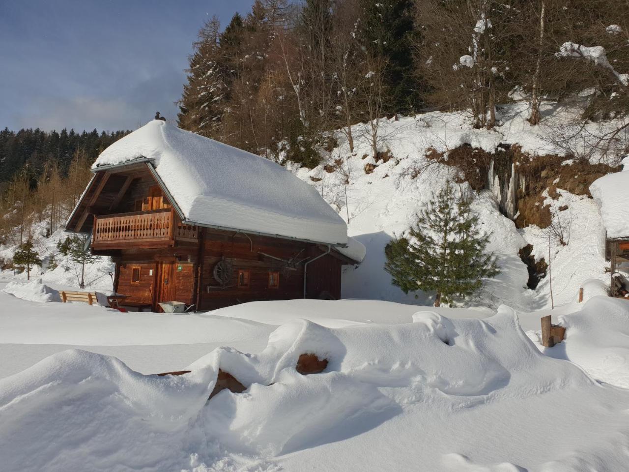 Waldheimathuette Villa Sankt Kathrein am Hauenstein ภายนอก รูปภาพ