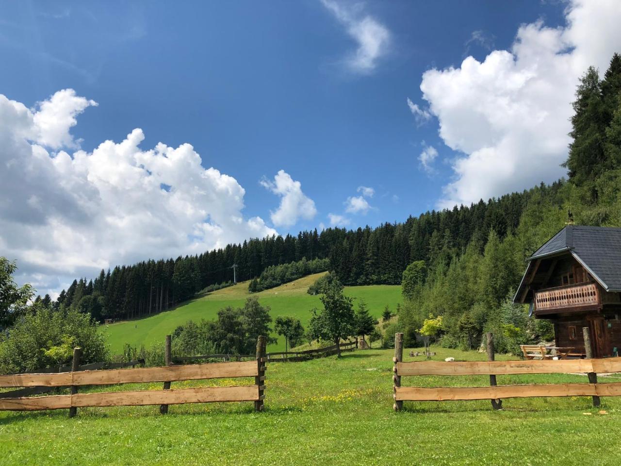 Waldheimathuette Villa Sankt Kathrein am Hauenstein ภายนอก รูปภาพ
