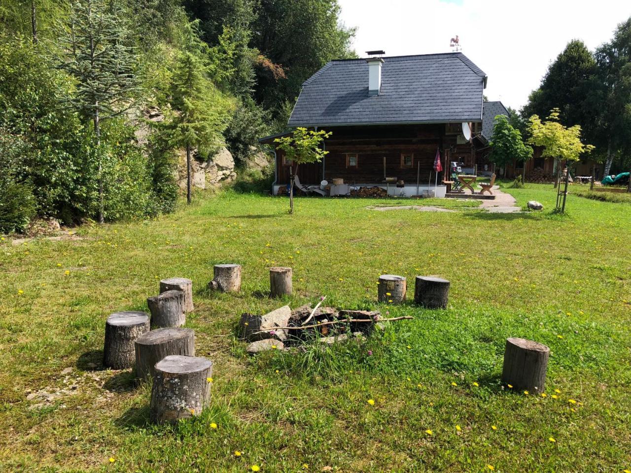 Waldheimathuette Villa Sankt Kathrein am Hauenstein ภายนอก รูปภาพ