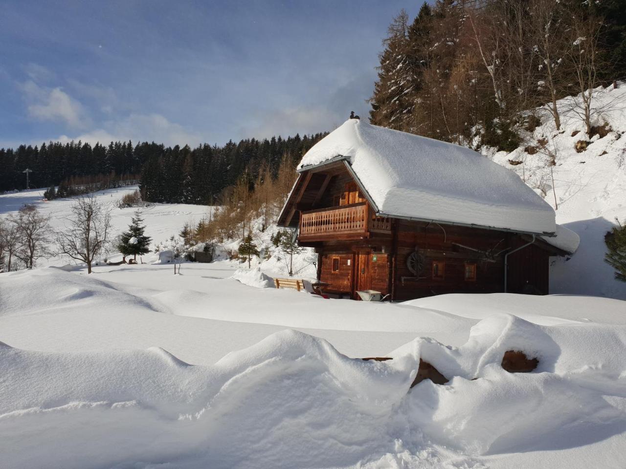 Waldheimathuette Villa Sankt Kathrein am Hauenstein ภายนอก รูปภาพ