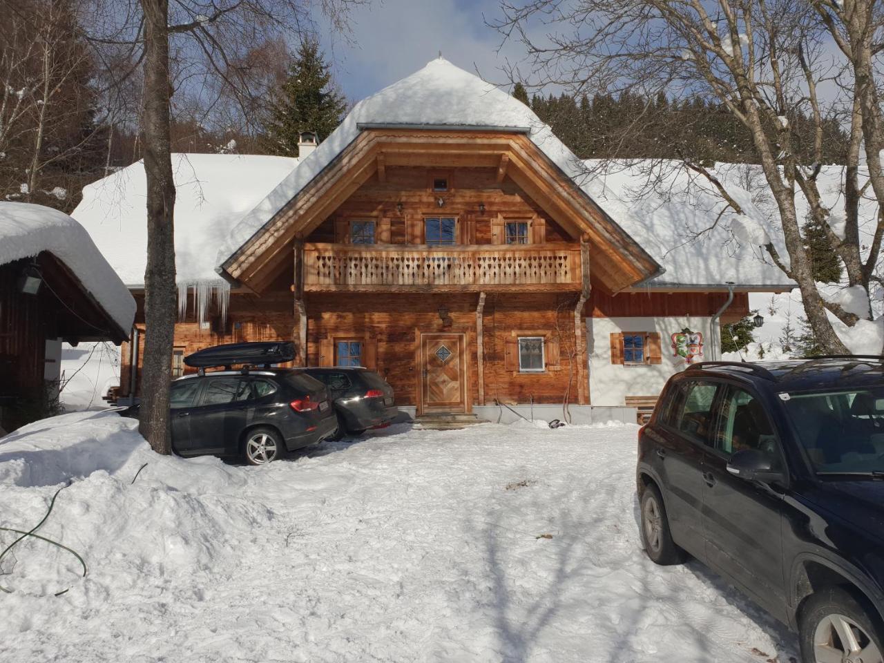 Waldheimathuette Villa Sankt Kathrein am Hauenstein ภายนอก รูปภาพ