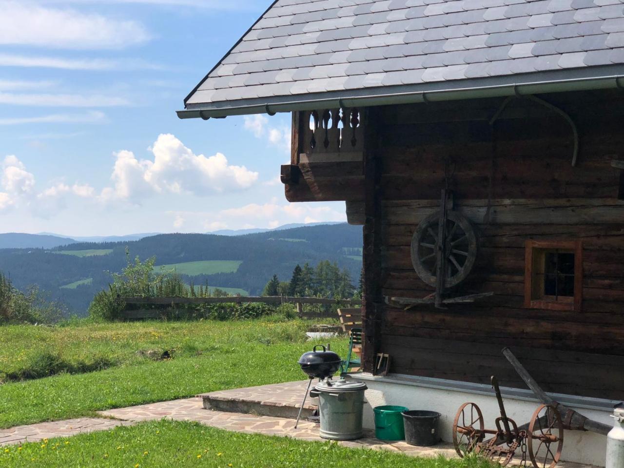 Waldheimathuette Villa Sankt Kathrein am Hauenstein ภายนอก รูปภาพ